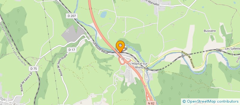 localisation de l'entreprise SCI HERITIERS DE L JAQUETTON  SAINT-CYR-DE-FAVIERES