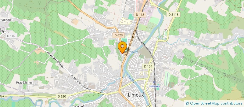 localisation de l'entreprise SCI HERITIERS DOUMERG à LIMOUX