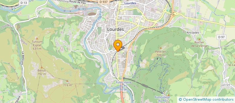 localisation de l'entreprise SCI HERITIERS FORT  LOURDES