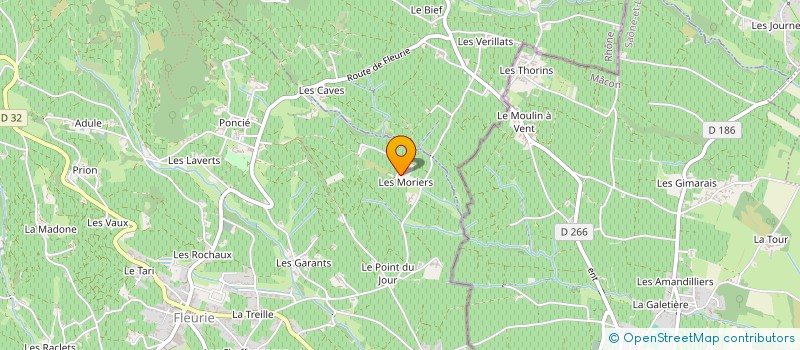 localisation de l'entreprise SCI HERITIERS LOUIS GUIGARD  FLEURIE