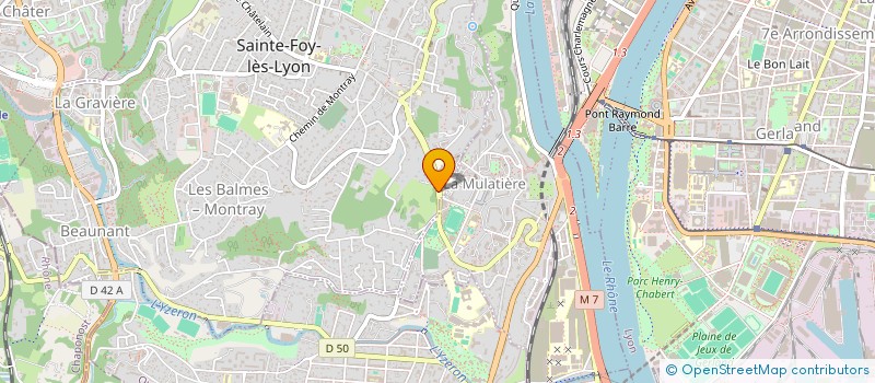 localisation de l'entreprise SCI HERITIERS ROLLAND  SAINTE-FOY-LES-LYON