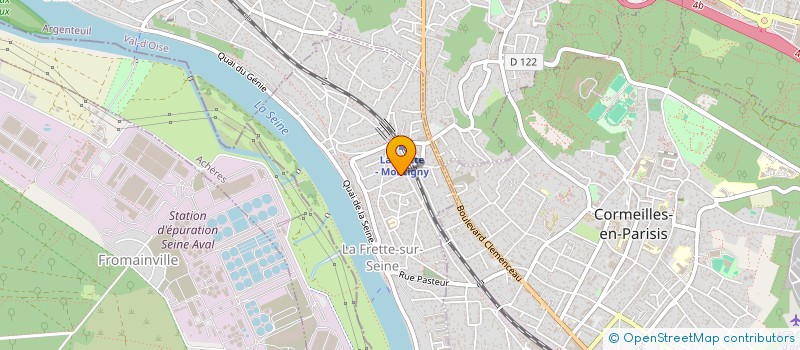 localisation de l'entreprise SCI HERLEA  LA FRETTE-SUR-SEINE