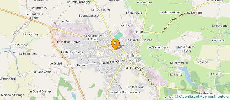 localisation de l'entreprise SCI HERLIZ  MAEN ROCH