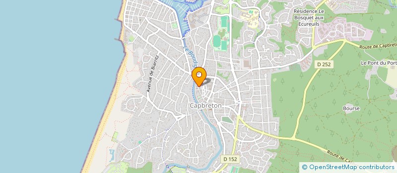 localisation de l'entreprise SCI HERLO à CAPBRETON