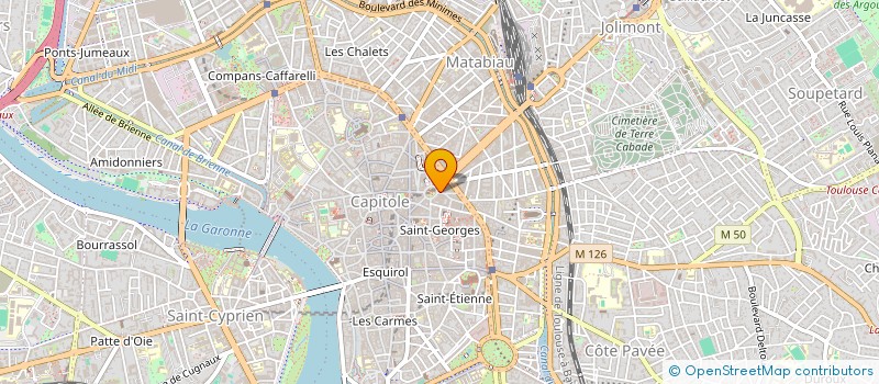 localisation de l'entreprise SCI HERLOCK SHOLMES  TOULOUSE