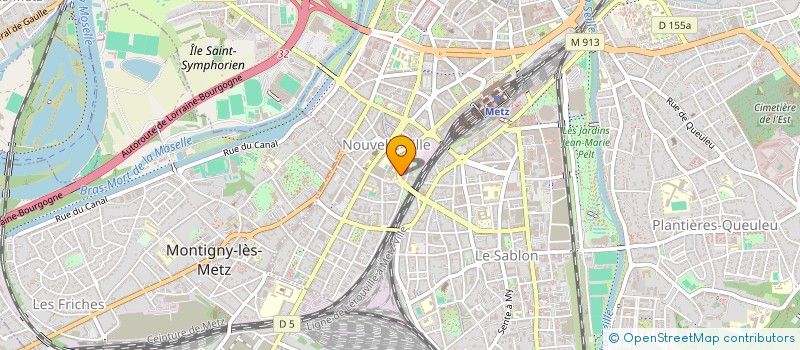 localisation de l'entreprise SCI HERMA  METZ