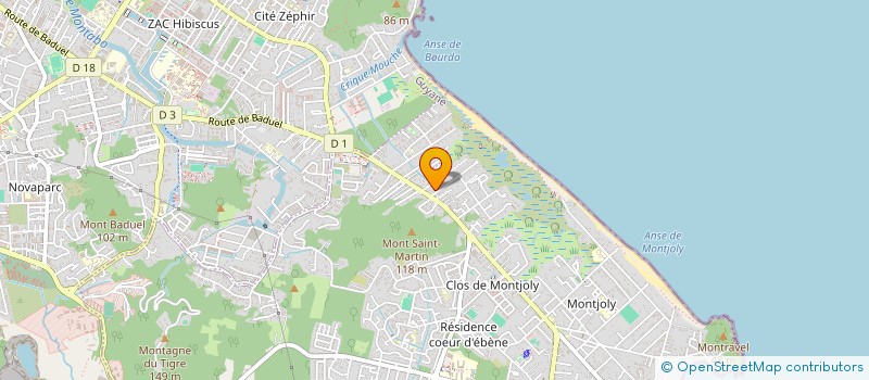 localisation de l'entreprise SCI HERMALLINE  REMIRE MONTJOLY