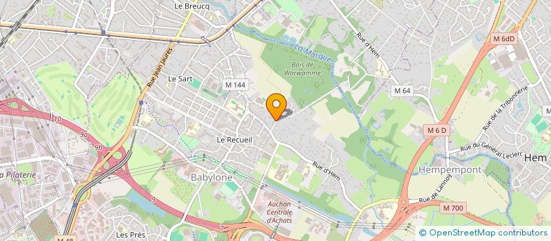 localisation de l'entreprise SCI HERMAN à VILLENEUVE-D'ASCQ