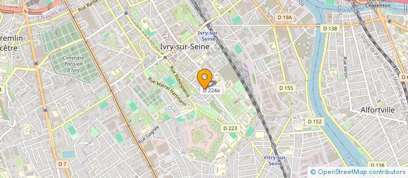 localisation de l'entreprise SCI HERMANO à IVRY-SUR-SEINE