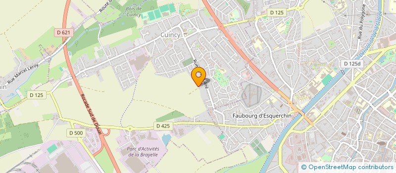 localisation de l'entreprise SCI HERMANTJ  CUINCY