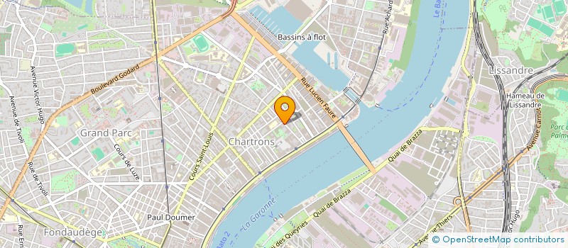 localisation de l'entreprise SCI HERMANUS  BORDEAUX