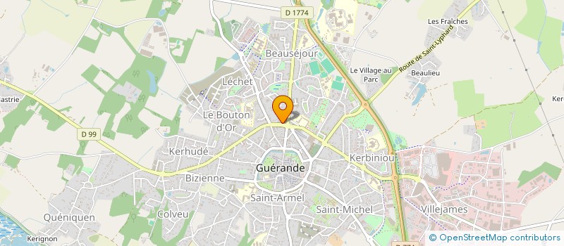 localisation de l'entreprise SCI HERMATH  GUERANDE