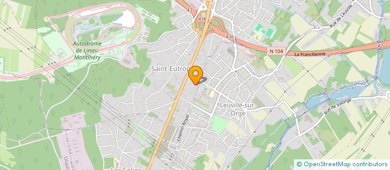 localisation de l'entreprise SCI HERMEL à LINAS