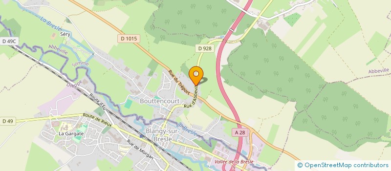 localisation de l'entreprise SCI HERMEL ET FILS  BOUTTENCOURT