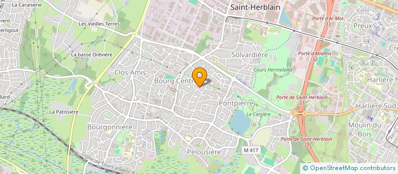 localisation de l'entreprise SCI HERMELANDE  SAINT-HERBLAIN