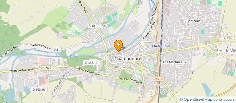 localisation de l'entreprise SCI HERMELIN à CHATEAUDUN