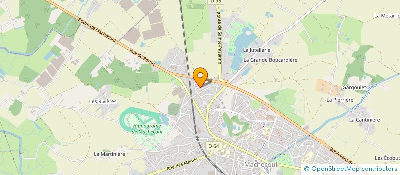 localisation de l'entreprise SCI HERMELINE  MACHECOUL-SAINT-MEME