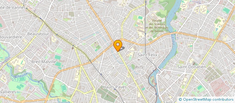 localisation de l'entreprise SCI HERMELINE à NANTES