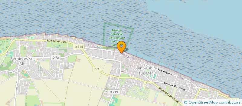 localisation de l'entreprise SCI HERMES  SAINT-AUBIN-SUR-MER