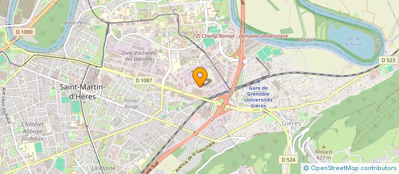 localisation de l'entreprise SCI HERMES  SAINT-MARTIN-D'HERES