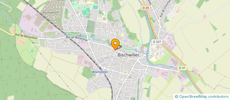 localisation de l'entreprise SCI HERMES  BISCHWILLER