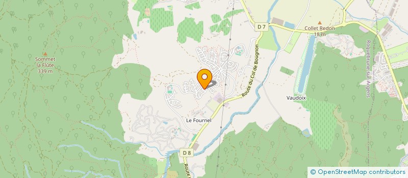 localisation de l'entreprise SCI HERMES à ROQUEBRUNE-SUR-ARGENS