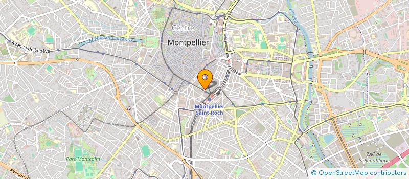 localisation de l'entreprise SCI HERMES à MONTPELLIER
