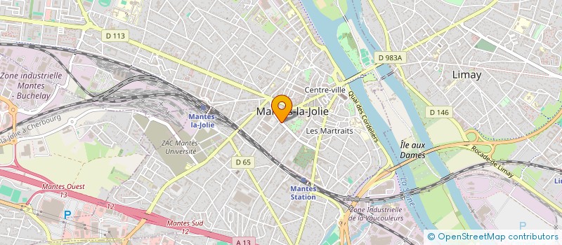 localisation de l'entreprise SCI HERMES  MANTES-LA-JOLIE