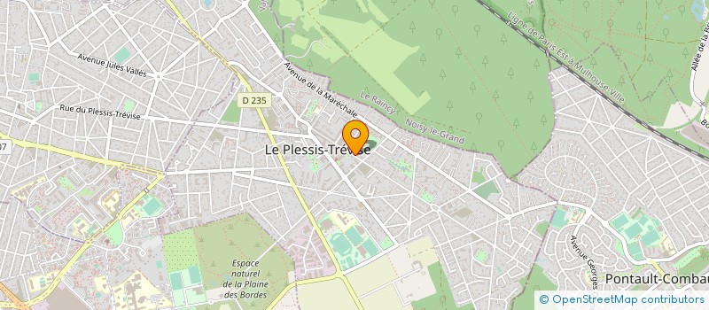localisation de l'entreprise SCI HERMES à LE PLESSIS-TREVISE