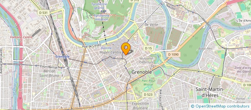 localisation de l'entreprise SCI HERMES  GRENOBLE