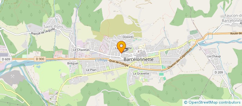 localisation de l'entreprise SCI HERMES à BARCELONNETTE