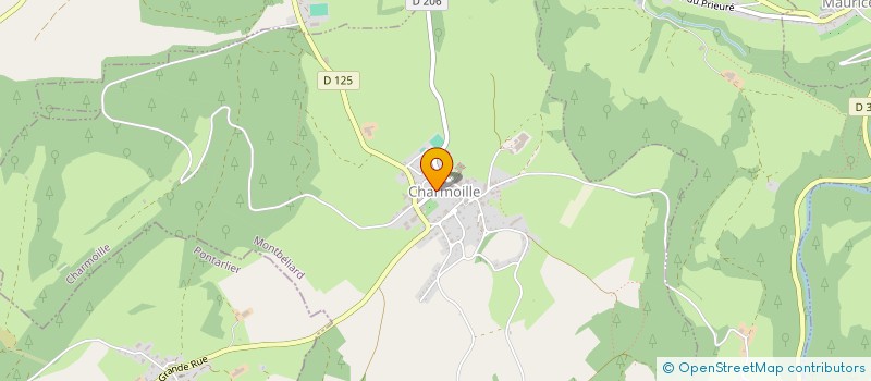 localisation de l'entreprise SCI HERMES  CHARMOILLE