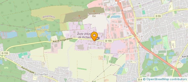 localisation de l'entreprise SCI HERMES  RICHWILLER