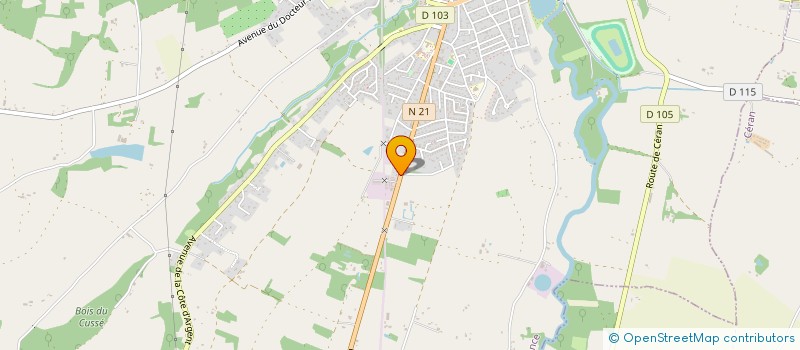 localisation de l'entreprise SCI HERMES  FLEURANCE