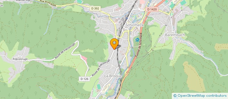 localisation de l'entreprise SCI HERMES  LA BROQUE