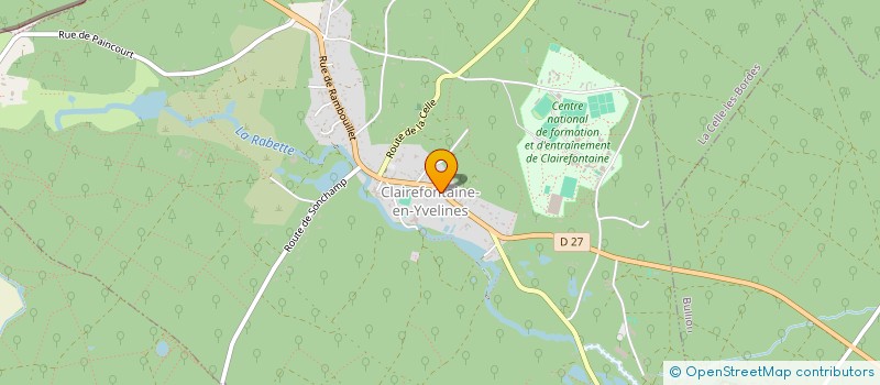 localisation de l'entreprise SCI HERMES  CLAIREFONTAINE-EN-YVELINES