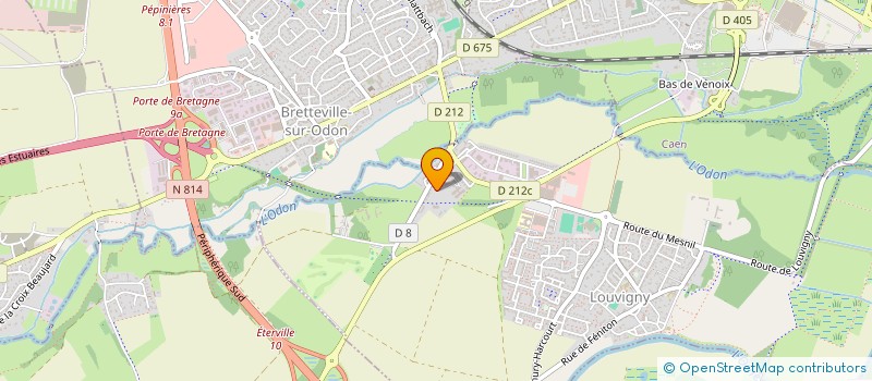 localisation de l'entreprise SCI HERMES  LOUVIGNY