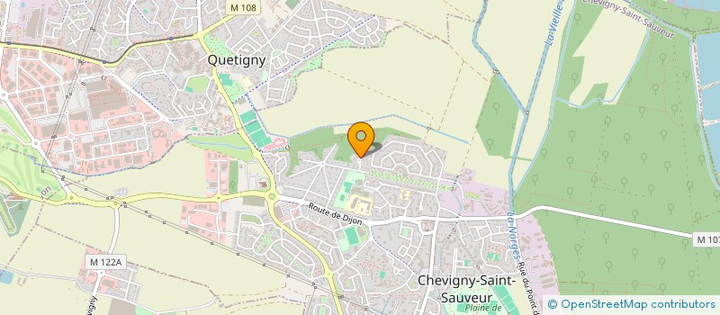 localisation de l'entreprise SCI HERMES I  CHEVIGNY-SAINT-SAUVEUR