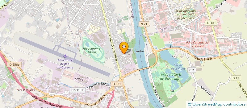 localisation de l'entreprise SCI HERMES JORIS  LE PASSAGE