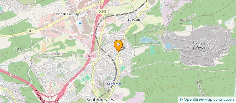 localisation de l'entreprise SCI HERMES PATRIMOINE à SEPTEMES-LES-VALLONS