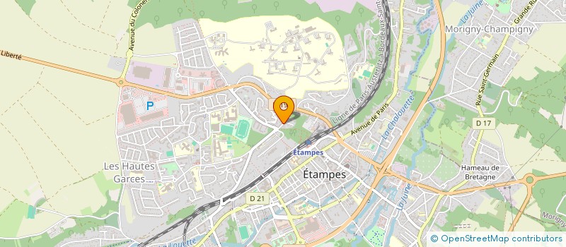 localisation de l'entreprise SCI HERMESS  ETAMPES