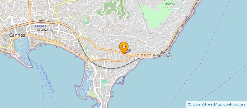 localisation de l'entreprise SCI HERMINE à CANNES