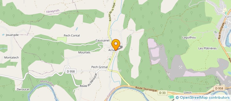 localisation de l'entreprise SCI HERMINE  VERFEIL