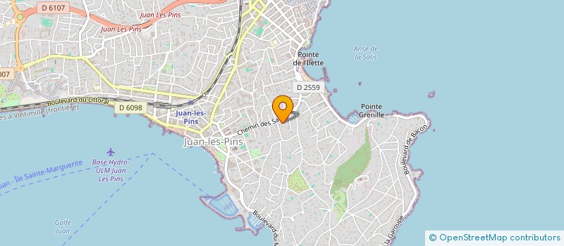 localisation de l'entreprise SCI HERMINE à ANTIBES