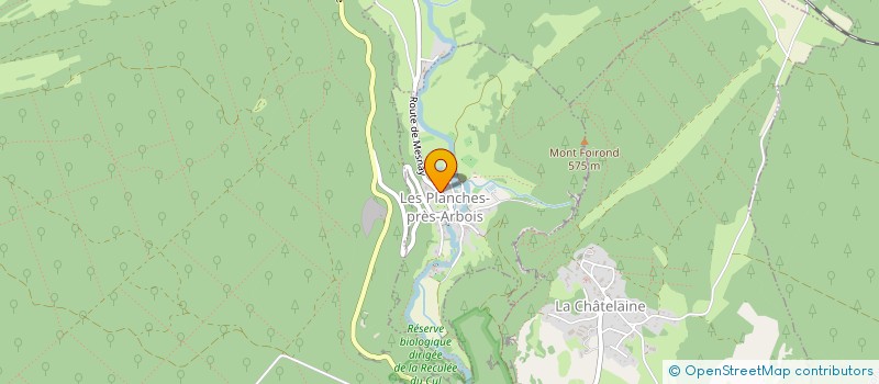 localisation de l'entreprise SCI HERMINE  LES PLANCHES-PRES-ARBOIS