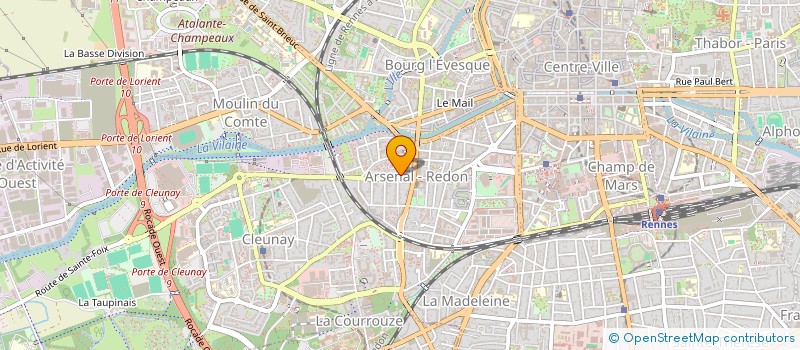 localisation de l'entreprise SCI HERMINIE  RENNES
