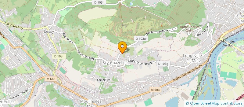 localisation de l'entreprise SCI HERMIONE  SCY-CHAZELLES