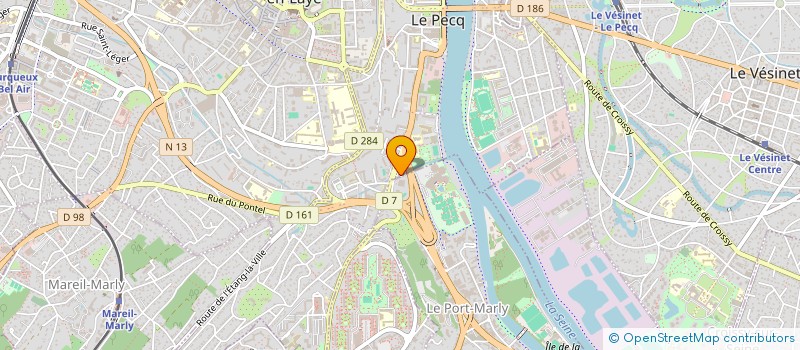 localisation de l'entreprise SCI HERMITAGE  LE PECQ