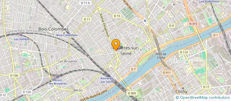 localisation de l'entreprise SCI HERMOSILLA  ASNIERES-SUR-SEINE
