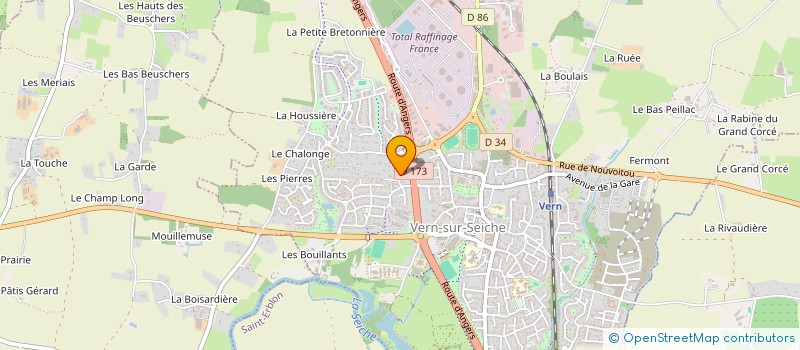 localisation de l'entreprise SCI HERMUR  VERN-SUR-SEICHE